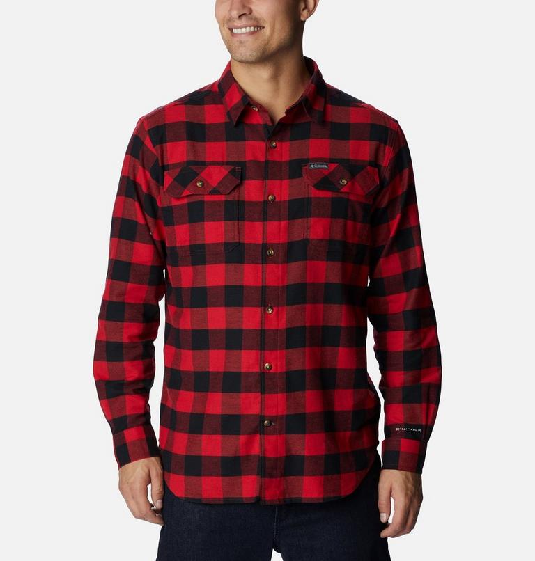 Flare Gun Stretch Flannel | 616 | L, Color: Mountain Red Twill Buffalo Check, image 1
