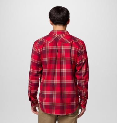 Men's Flare Gun Stretch Flannel Shirt, Color: Mtn Red Trails Edge Plaid, image 23