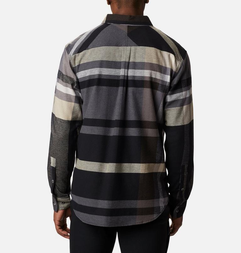 Men's Flare Gun Stretch Flannel Shirt - Extended Size, Color: Black Big Check Plaid, image 2