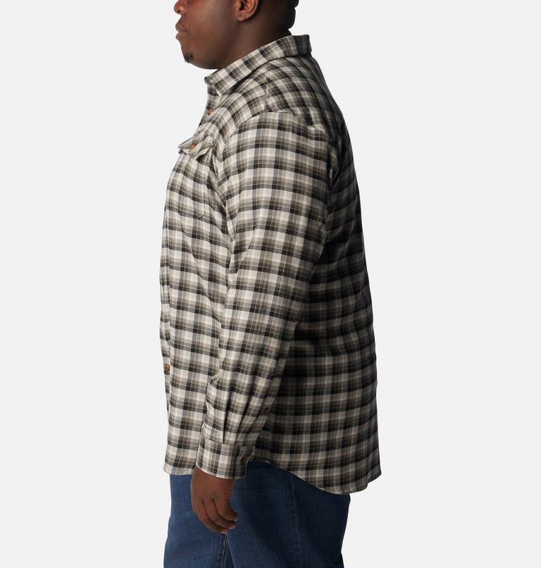 Men's Flare Gun Stretch Flannel Shirt - Extended Size, Color: Columbia Grey Gradient Check, image 3