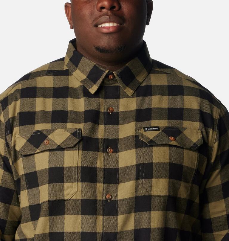 Flare Gun Stretch Flannel | 330 | 1X, Color: Stone Green Buffalo Check, image 4