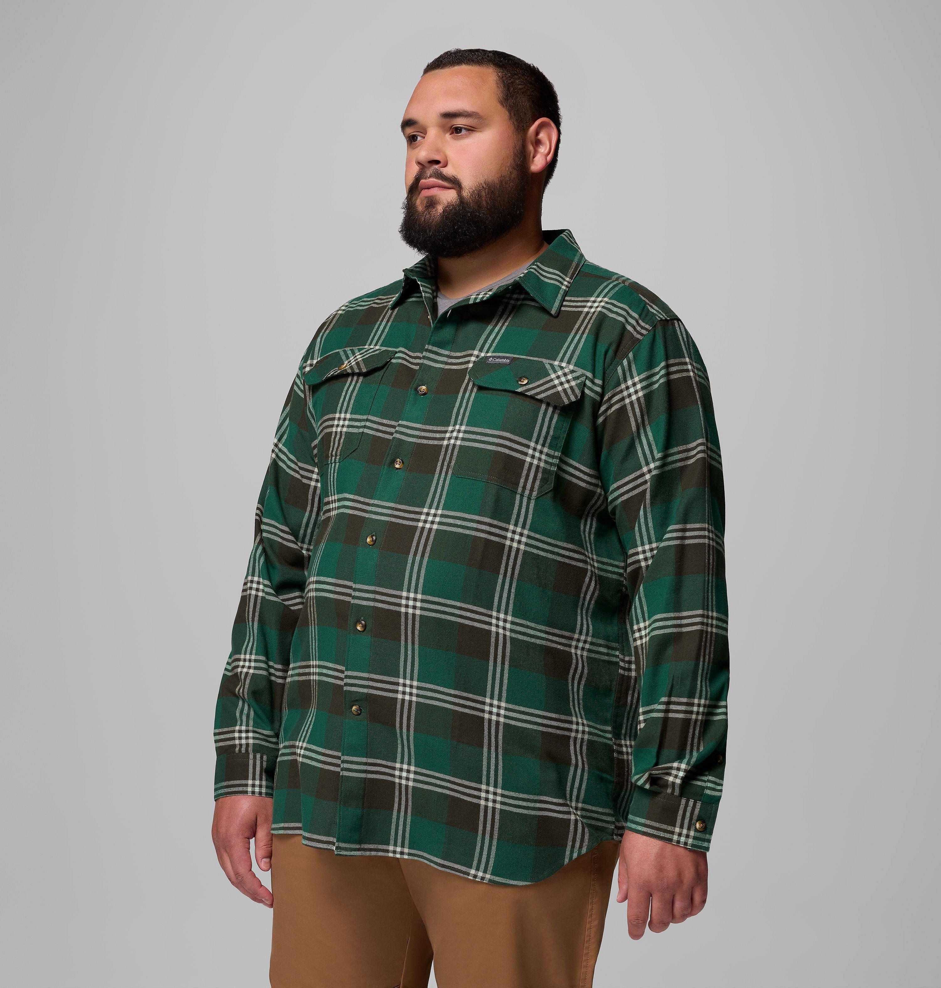 Chemise en flanelle extensible Flare Gun pour homme - Tailles fortes | 375 | 1X 4