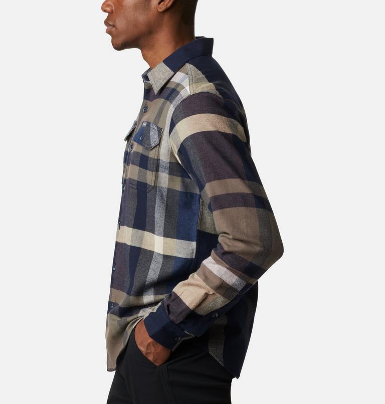 Flare Gun Stretch Flannel - Big, Color: Collegiate Navy Big Check Plaid, image 3