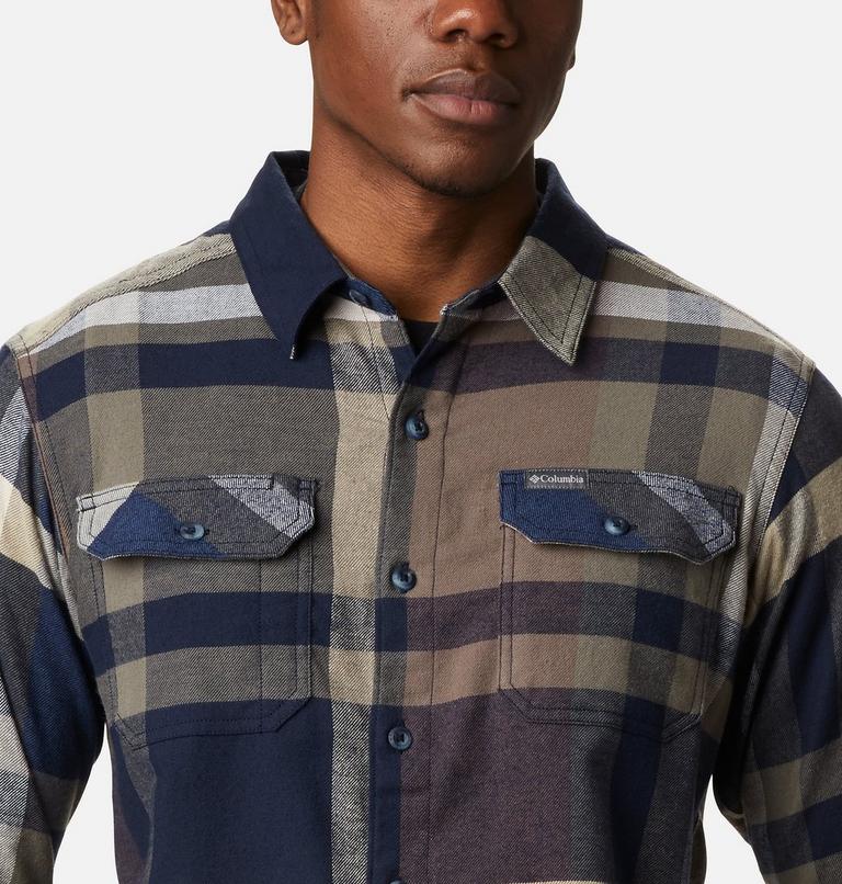 Flare Gun Stretch Flannel - Big, Color: Collegiate Navy Big Check Plaid, image 4
