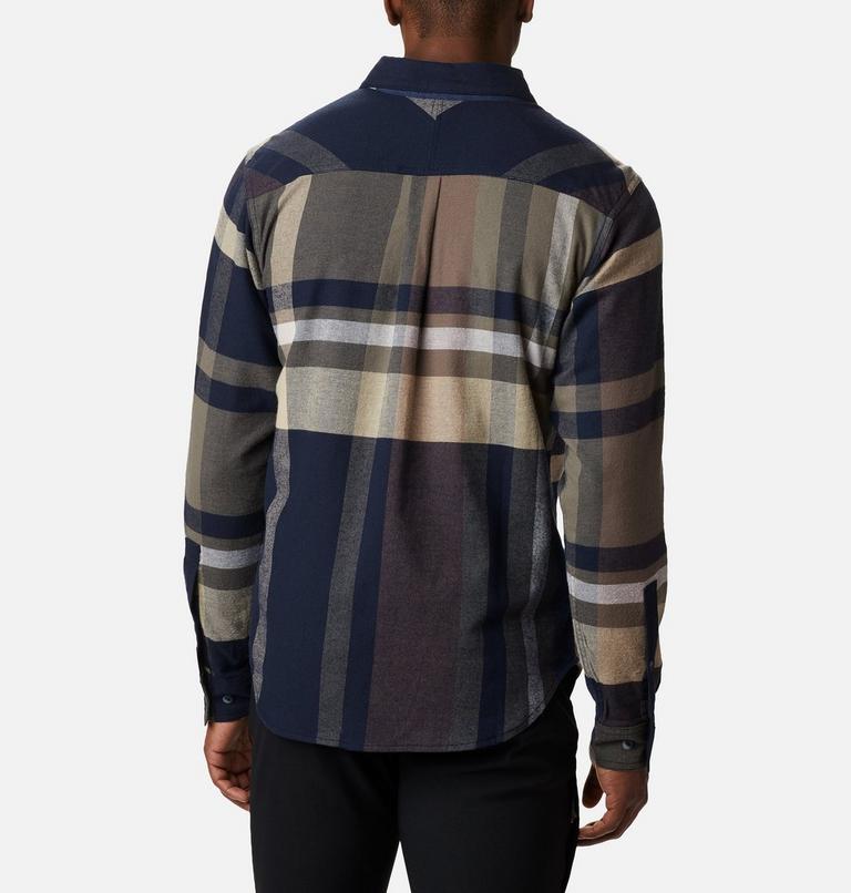 Flare Gun Stretch Flannel - Big, Color: Collegiate Navy Big Check Plaid, image 2