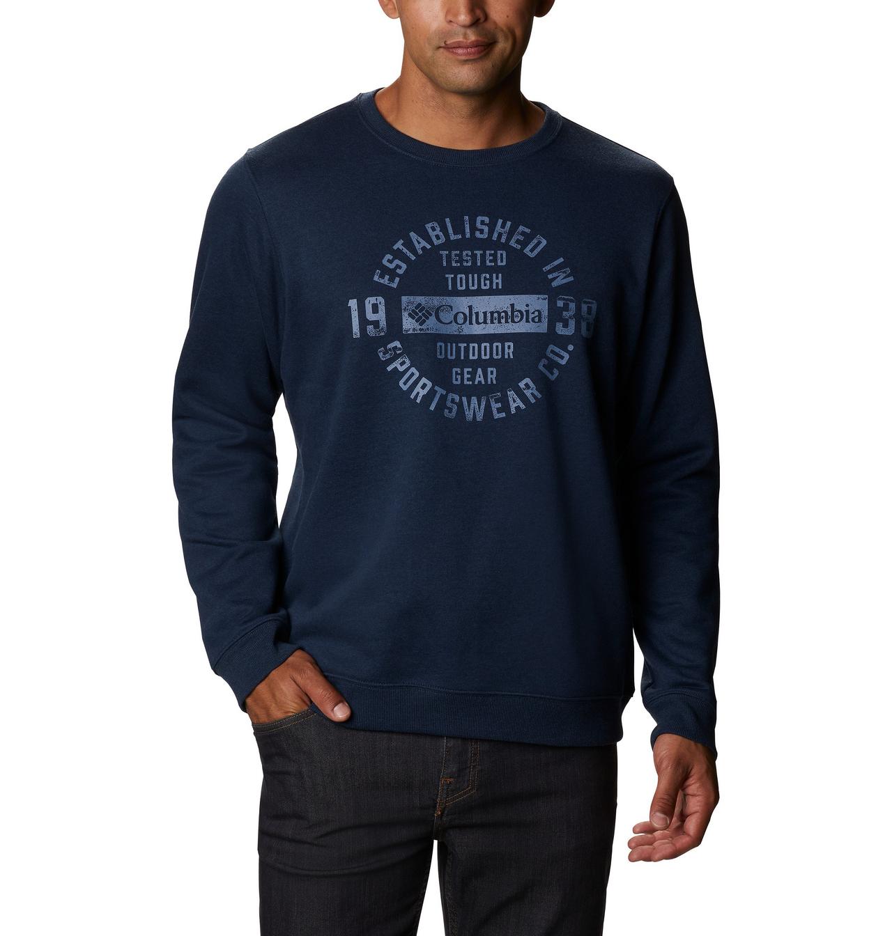 Men's Hart Mountain™ Graphic Crew Sweatshirt 1