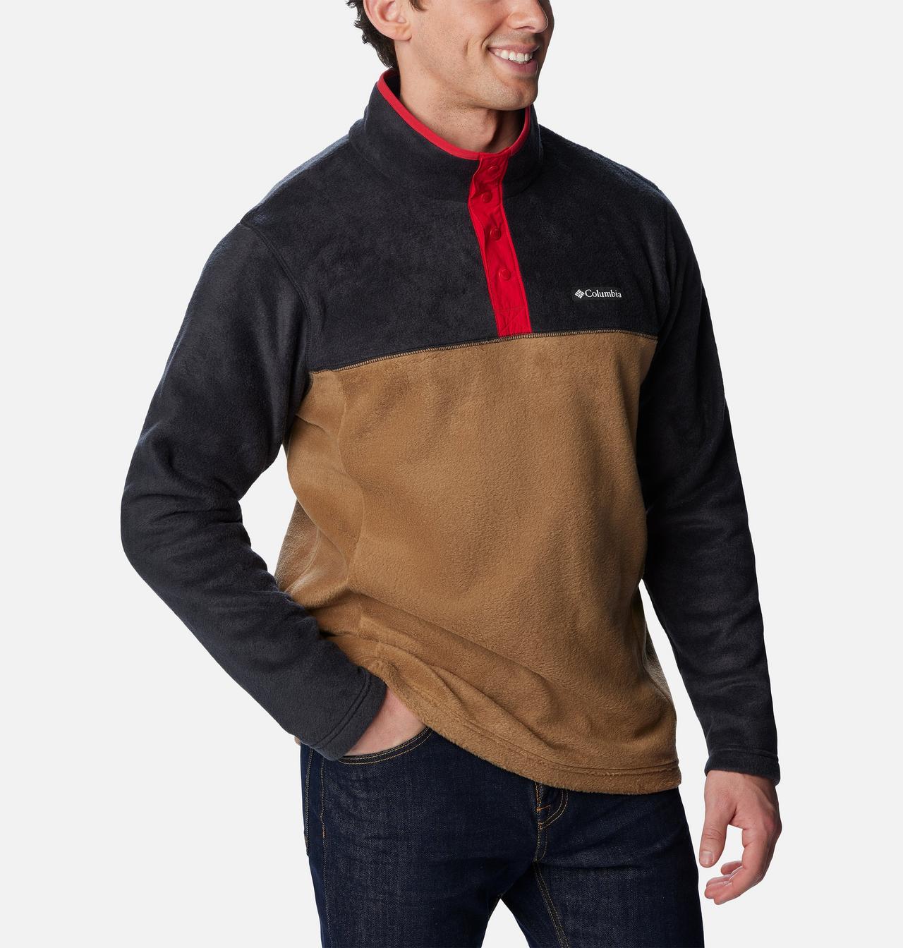 Men's Steens Mountain™ Half Snap Fleece Pullover - Tall 5