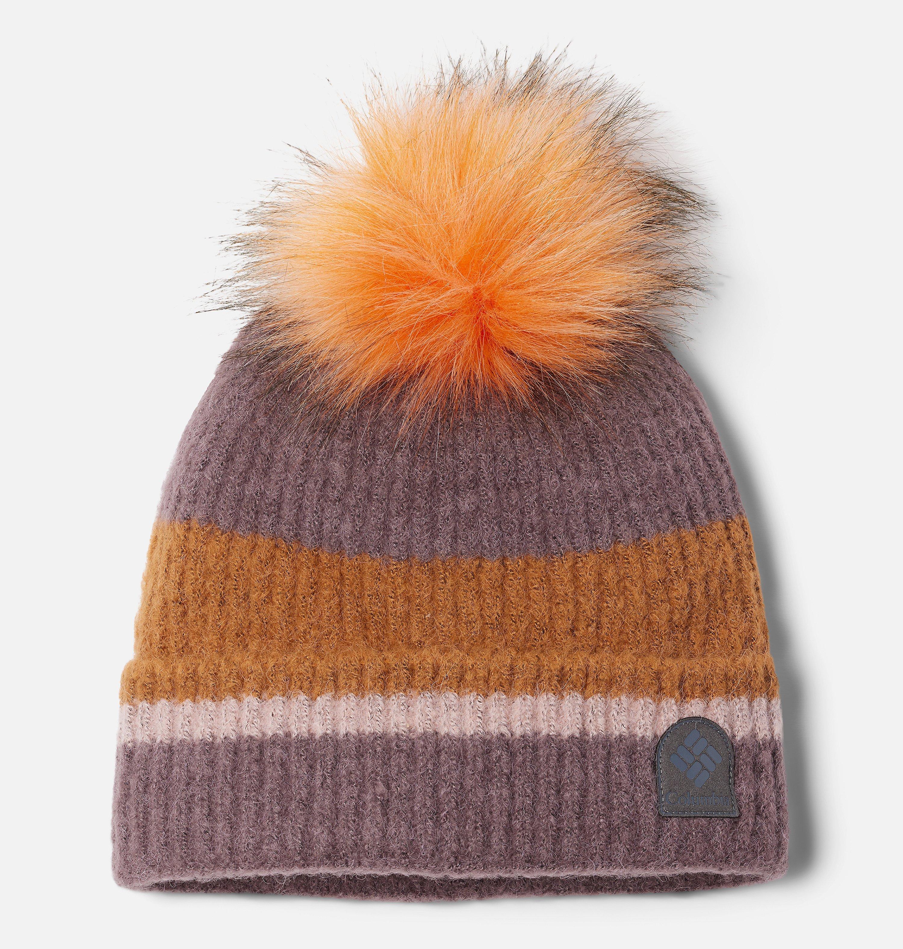 Columbia Colorful Pink Yellow Fleece Lined Beanie Knit Hat NWT Columbia Trail Shaker Omni-Heat Fleece Beanie | eBay main image 4
