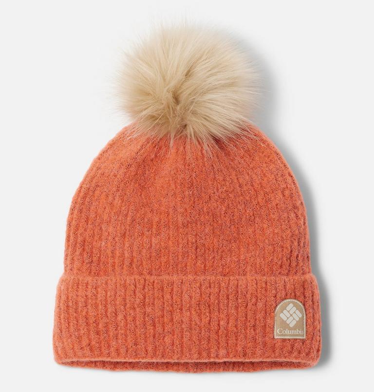 Winter Blur Pom Pom Beanie | 852 | O/S, Color: Faded Peach, image 1
