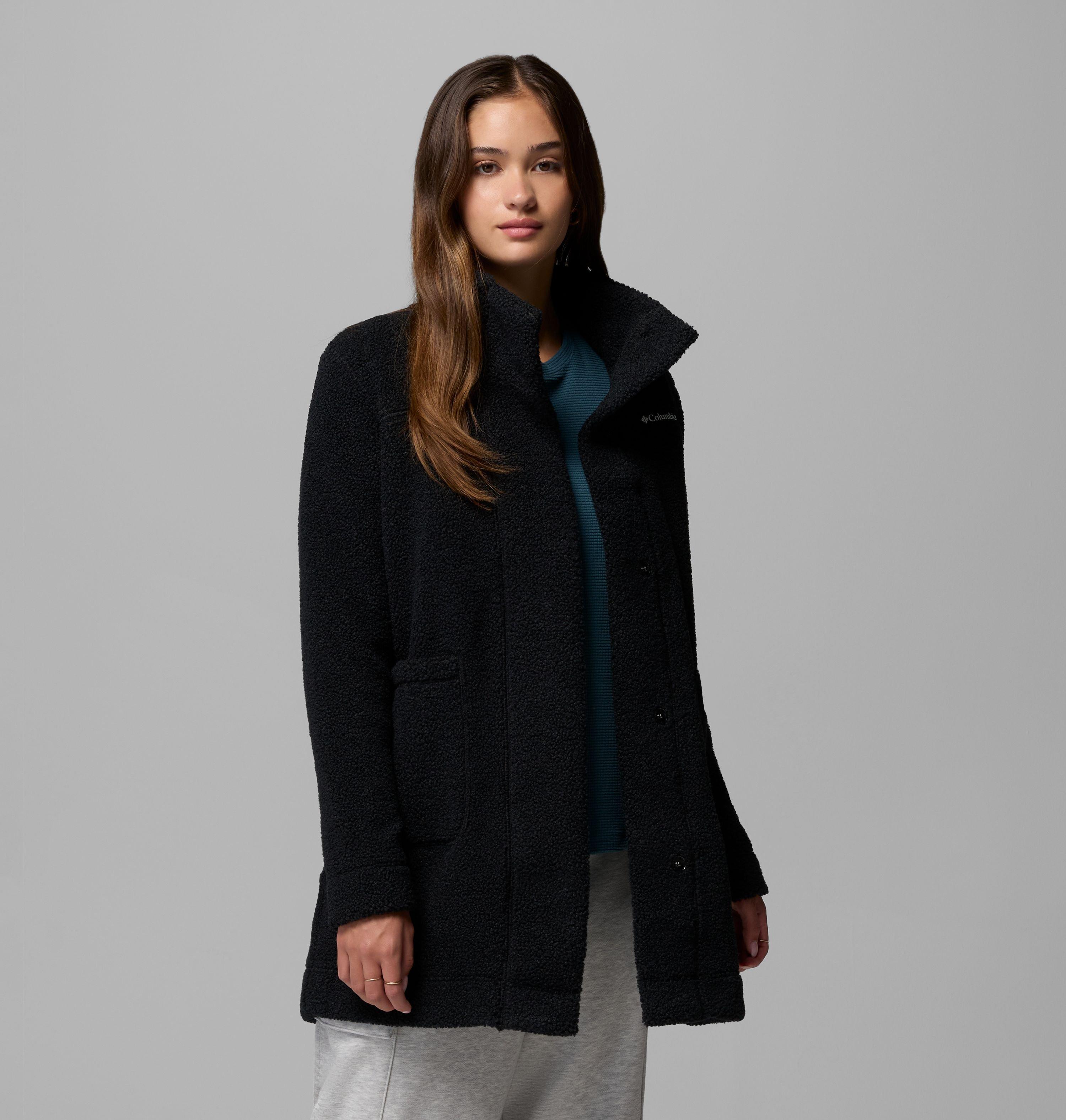 Columbia Sportswear Women's Black Columbia - Panorama™ Long Sherpa Fleece Jacket - Medium