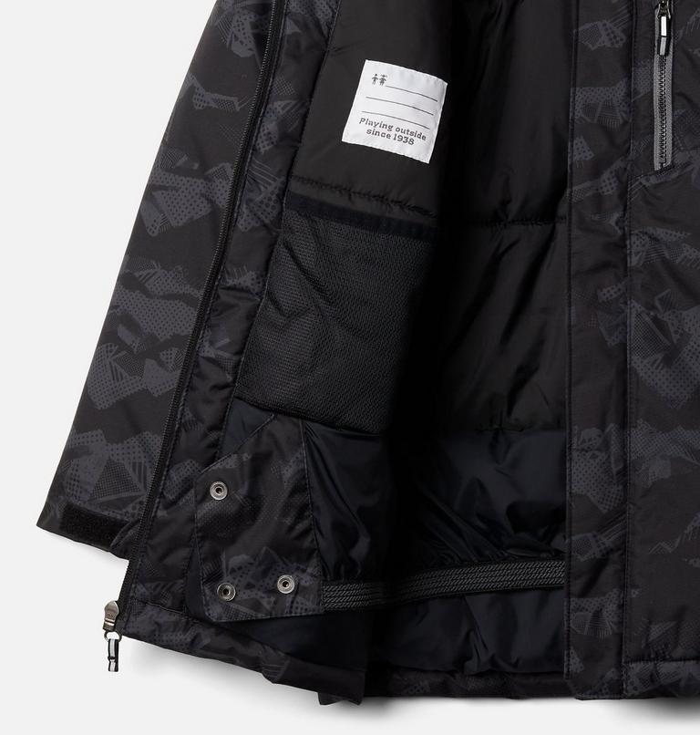 Chaqueta de esqu&iacute; Alpine Free Fall&nbsp;II para Ni&ntilde;o, Color: Black MountainScape Print, image 3