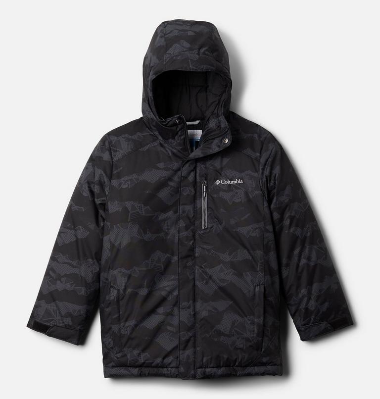 Chaqueta de esqu&iacute; Alpine Free Fall&nbsp;II para Ni&ntilde;o, Color: Black MountainScape Print, image 1