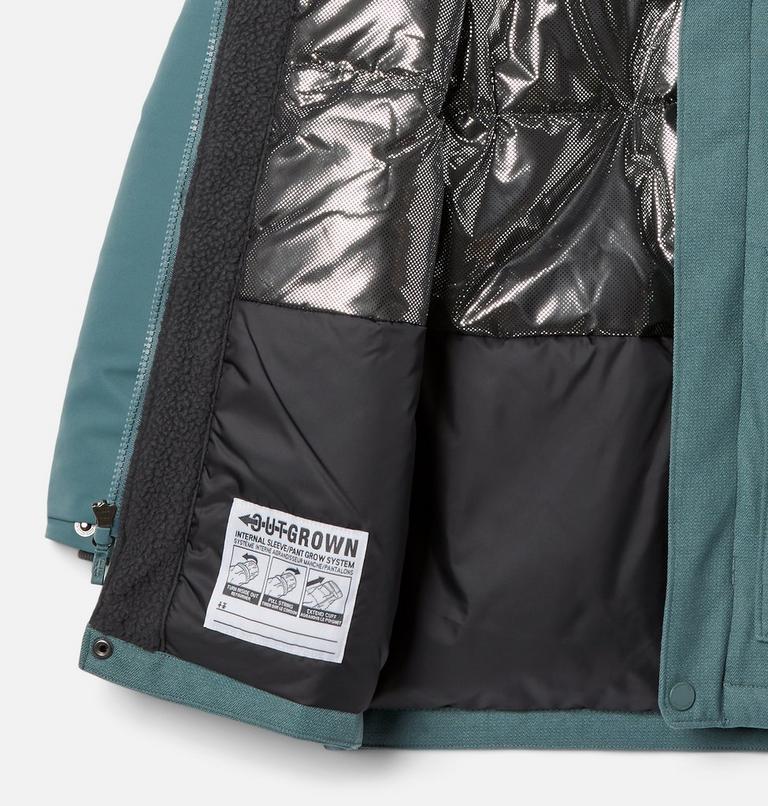 Boys' Boundary Bay Down Parka, Color: Metal, image 3