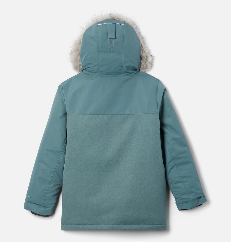 Boys' Boundary Bay Down Parka, Color: Metal, image 2