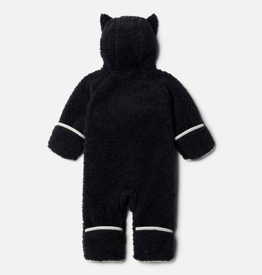 Infant Foxy Baby Sherpa Bunting, Color: Black, Chalk, image 14