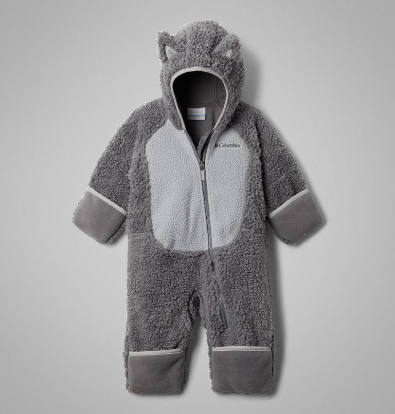 Infant Foxy Baby Sherpa Bunting, Color: City Grey, Columbia Grey, image 3