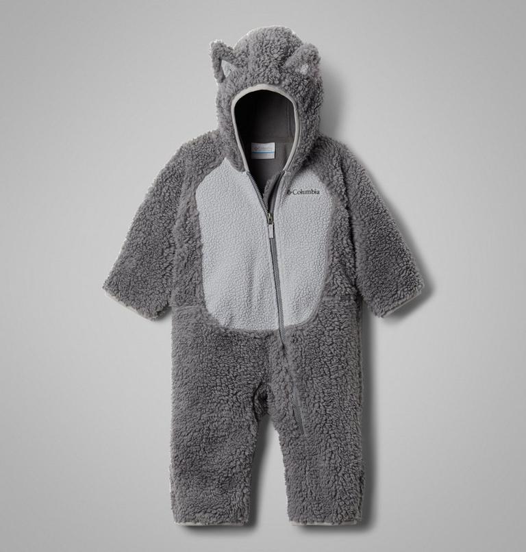 Infant Foxy Baby Sherpa Bunting, Color: City Grey, Columbia Grey, image 1