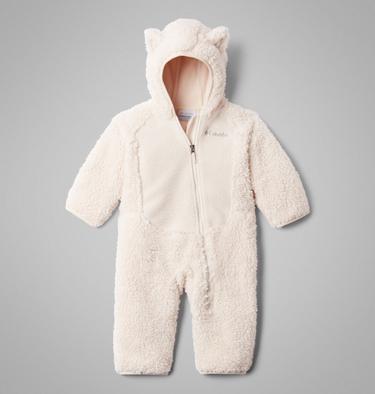 Infant Foxy Baby Sherpa Bunting, Color: Chalk, image 11