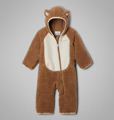 Infant Foxy Baby Sherpa Bunting, Color: Delta, Chalk, image 9
