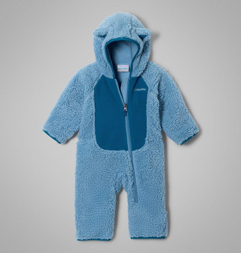 Infant Foxy Baby Sherpa Bunting, Color: Rainy Day, Phoenix Blue, image 1