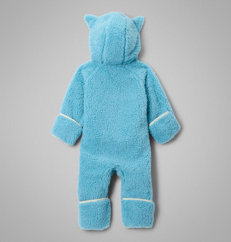 Infant Foxy Baby Sherpa Bunting, Color: Vintage Blue, Chalk, image 3