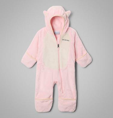 Combinaison En Polaire Foxy Baby Bébé, Color: Satin Pink, Chalk, image 3