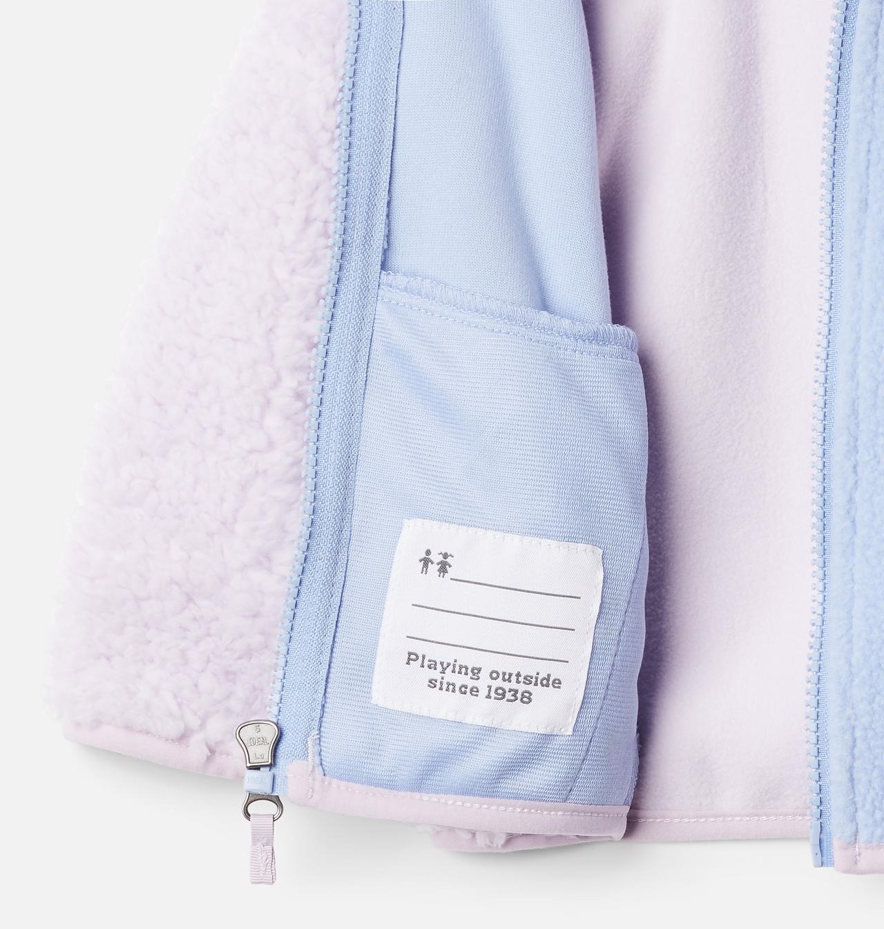 Chandail en laine polaire à fermeture éclair en Sherpa Foxy Baby™ pour tout-petit 3