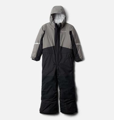 Kids' Buga II Snowsuit, Color: Black, City Grey, image 1