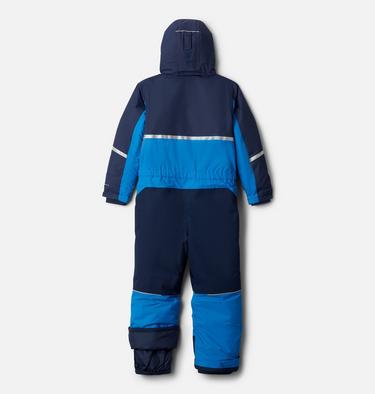 Kids' Buga II Snowsuit, Color: Bright Indigo, Collegiate Navy, image 4