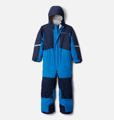 Kids' Buga II Snowsuit, Color: Bright Indigo, Collegiate Navy, image 3