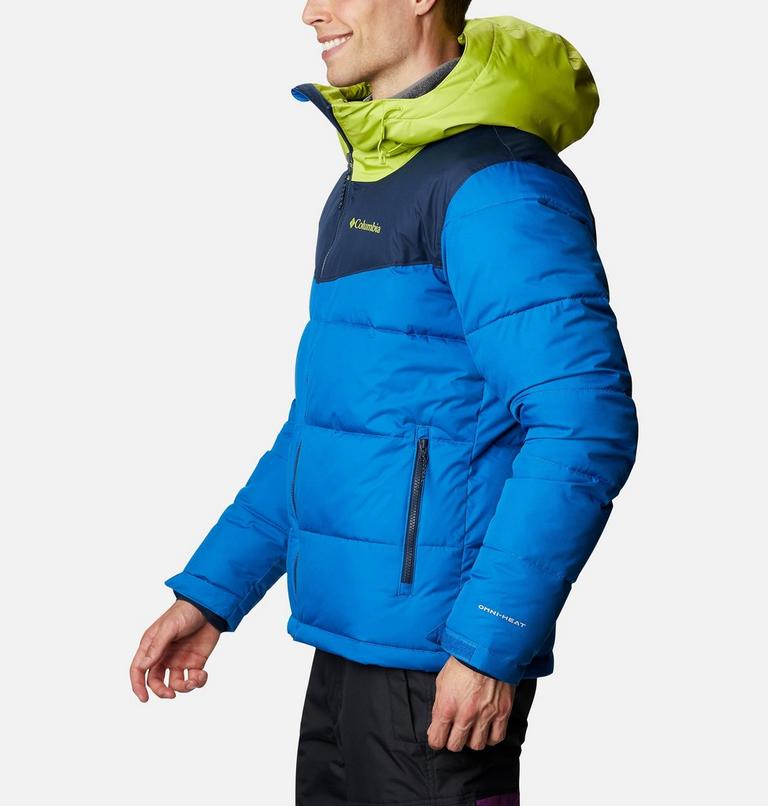 Men's Iceline Ridge Ski Jacket, Color: Bright Indigo, Collegiate Navy, Bright C, image 3