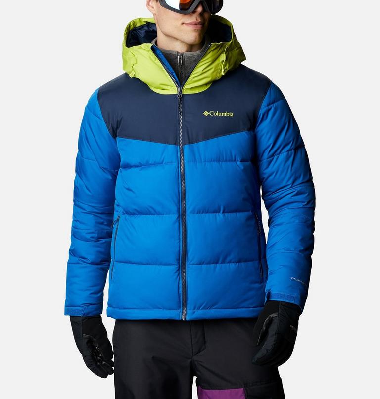 Men's Iceline Ridge Ski Jacket, Color: Bright Indigo, Collegiate Navy, Bright C, image 1