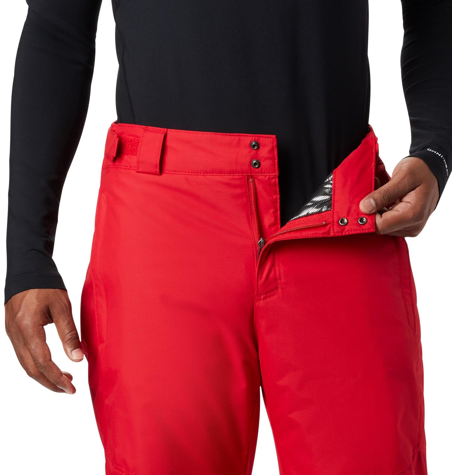 Мужские брюки Columbia Bugaboo IV Insulated Ski Pants, цвет: Красный — фото 4