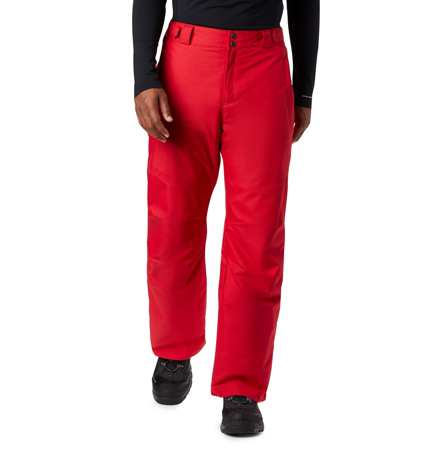 Мужские брюки Columbia Bugaboo IV Insulated Ski Pants, цвет: Красный — фото 1