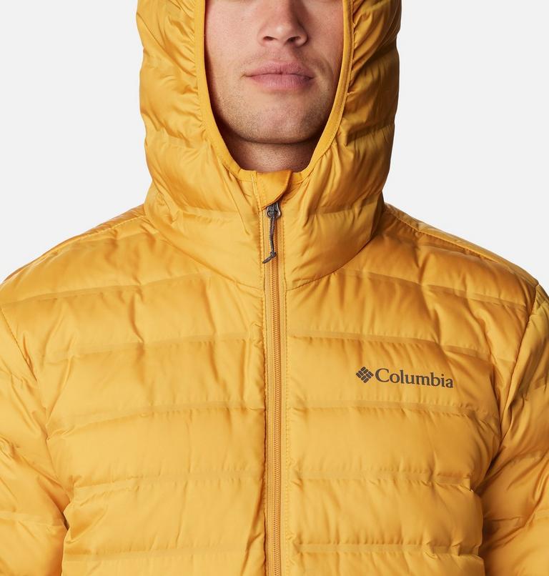Men's Lake 22 Down Hooded Jacket, Color: Raw Honey, image 4