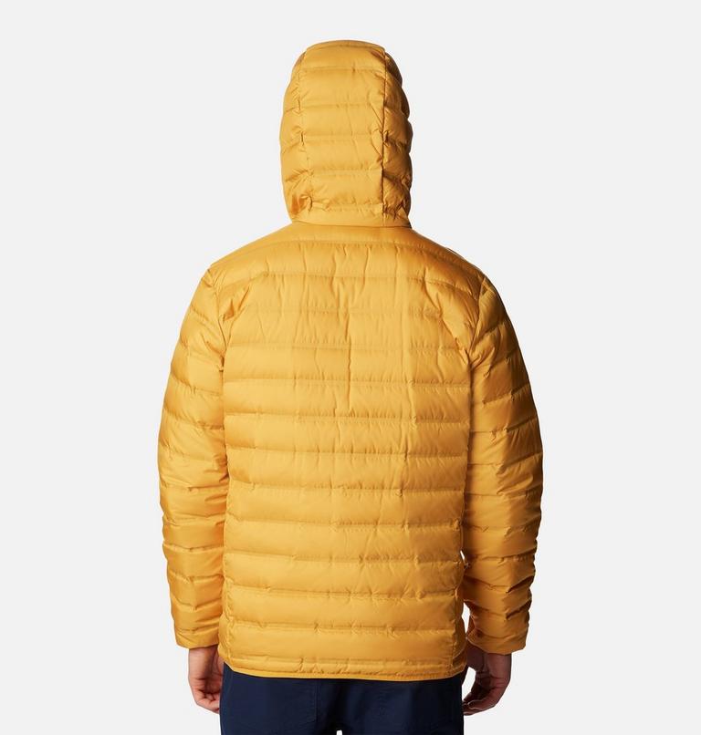 Men's Lake 22 Down Hooded Jacket, Color: Raw Honey, image 2