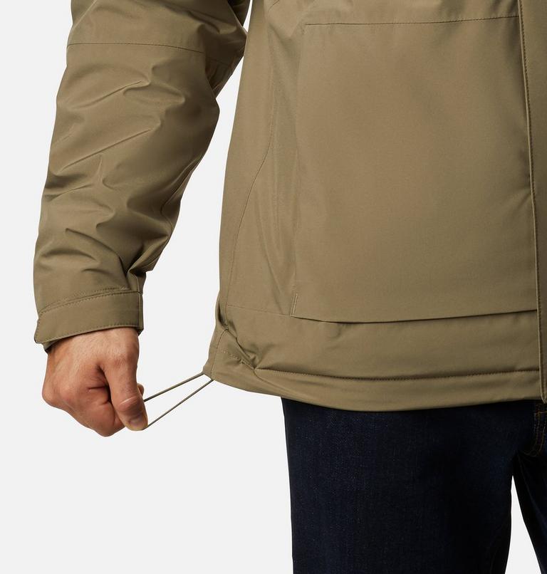 Men's Horizon Explorer Insulated Jacket, Color: Stone Green, Collegiate Navy, image 6