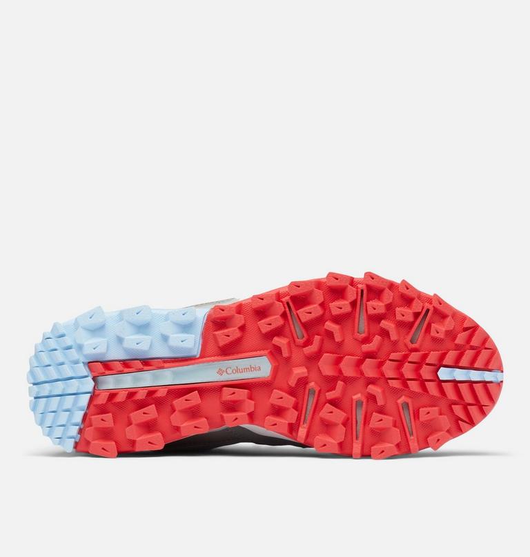 Zapatillas IVO Trail para mujer, Color: Slate Grey, Red Hibiscus, image 6