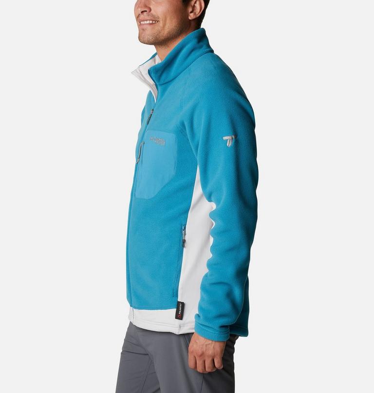 Men’s Titan Pass 2.0 Technical Fleece Jacket, Color: Deep Marine, Nimbus Grey, image 3