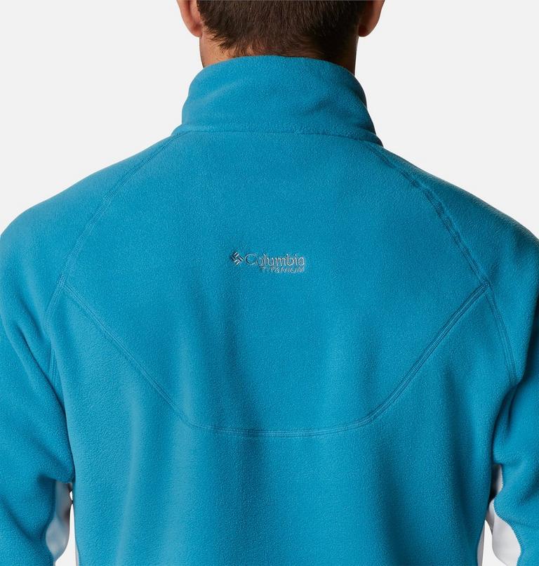 Men’s Titan Pass 2.0 Technical Fleece Jacket, Color: Deep Marine, Nimbus Grey, image 6