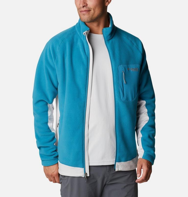 Men’s Titan Pass 2.0 Technical Fleece Jacket, Color: Deep Marine, Nimbus Grey, image 8