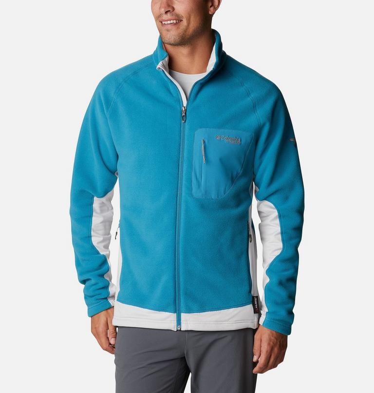 Men’s Titan Pass 2.0 Technical Fleece Jacket, Color: Deep Marine, Nimbus Grey, image 1