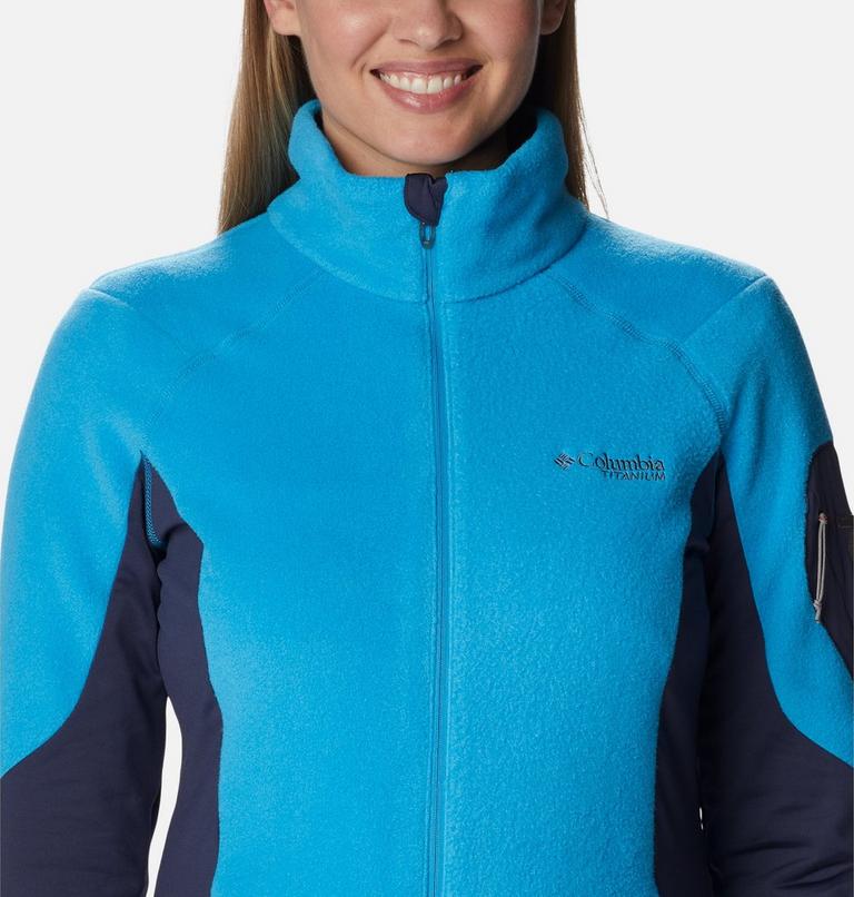 Forro polar técnico Titan Pass 2.0 para mujer, Color: Blue Chill, Nocturnal, image 4