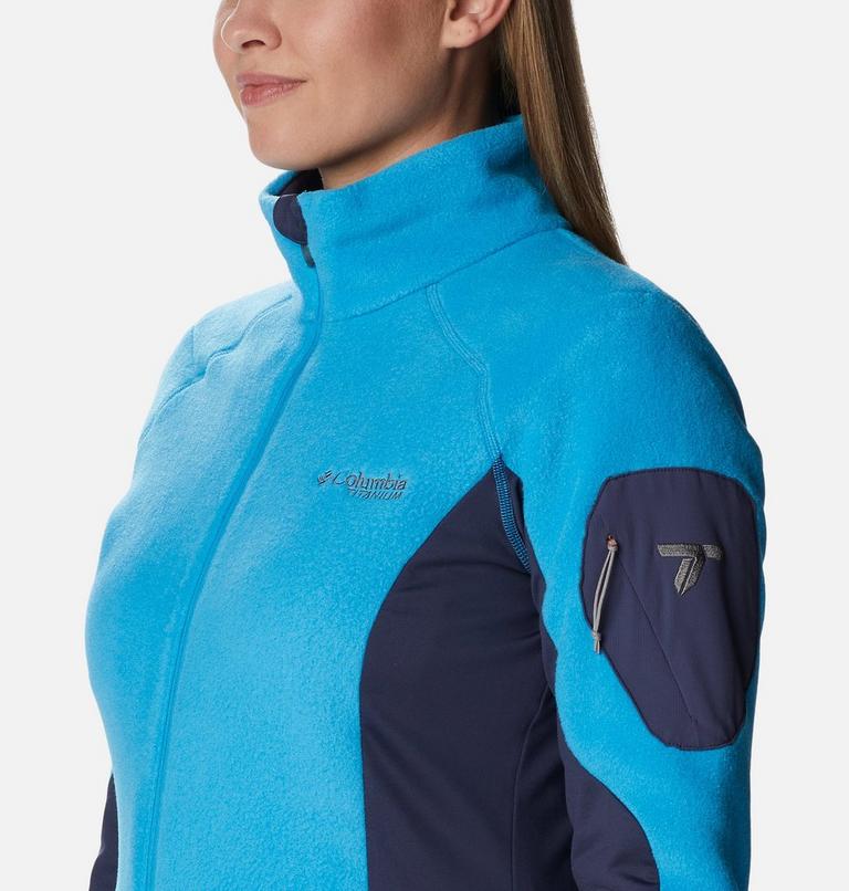 Forro polar técnico Titan Pass 2.0 para mujer, Color: Blue Chill, Nocturnal, image 6