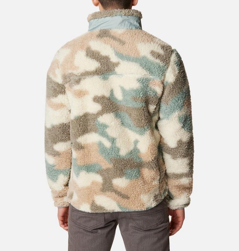 Winter Pass Print Fleece Full Zip, Color: Niagara Mod Camo, image 2