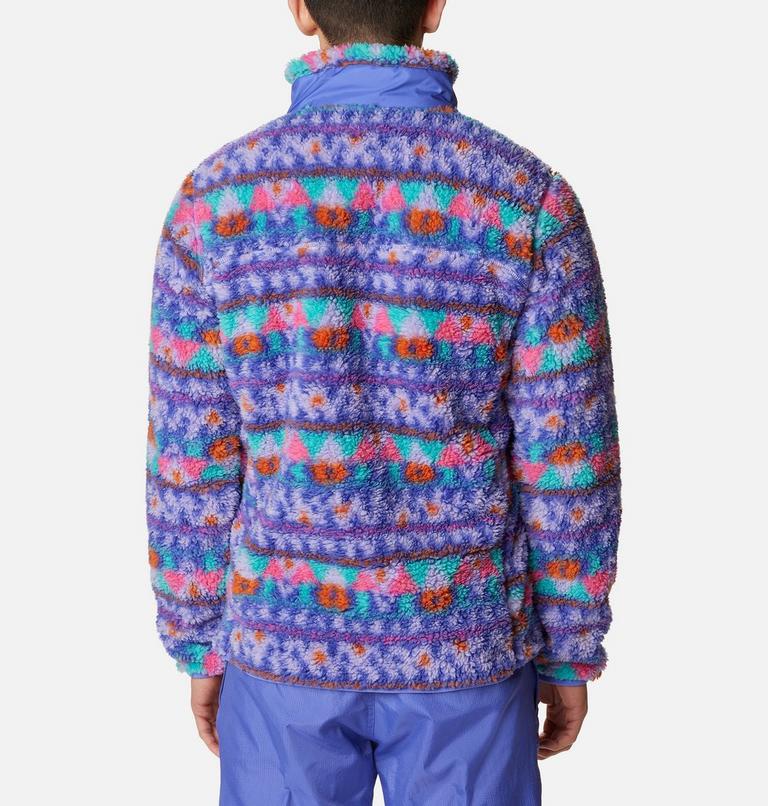 Winter Pass Print Fleece Full Zip, Color: Purple Lotus Camp Blanket, image 2