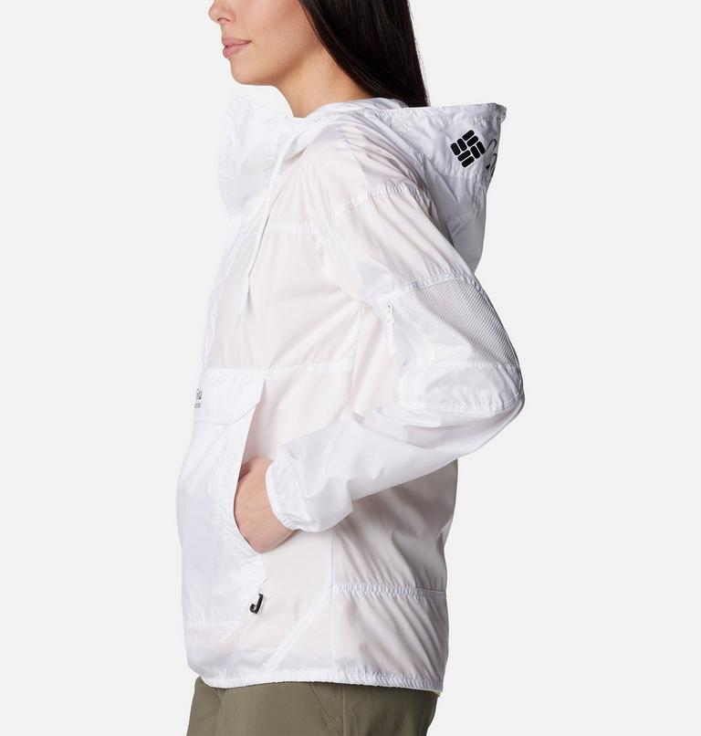 Women's Challenger Windbreaker, Color: White, image 3