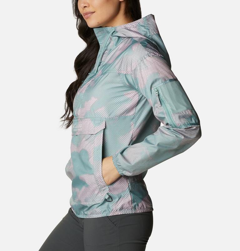 Challenger Windbreaker | 345 | L, Color: Aqua Tone Spotted Camo Print, image 3
