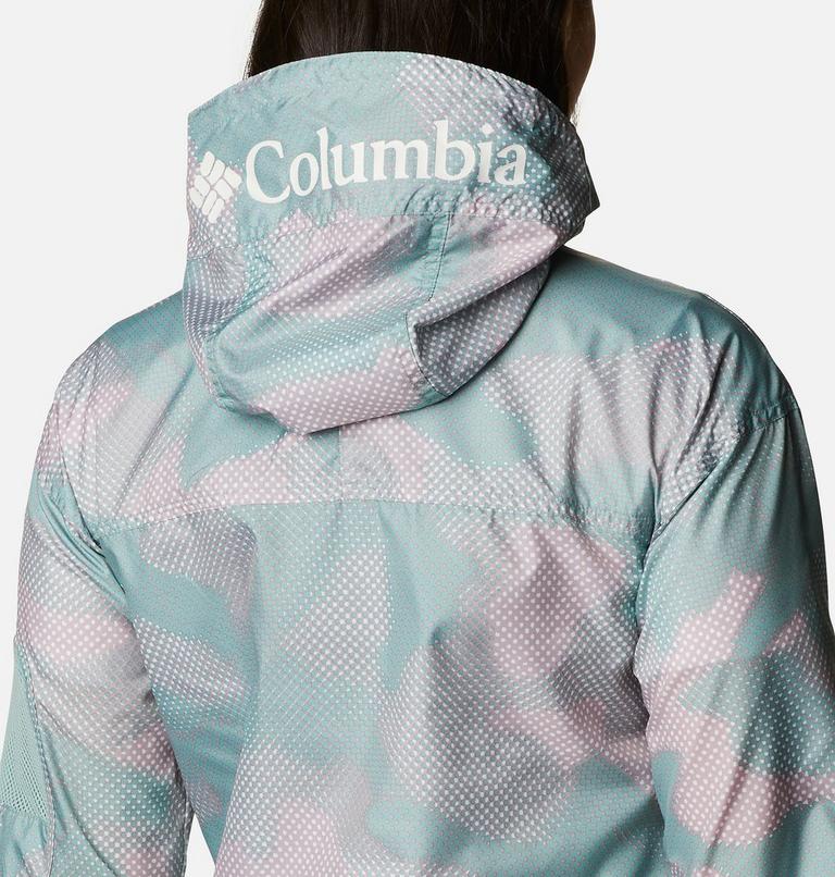 Challenger Windbreaker | 345 | L, Color: Aqua Tone Spotted Camo Print, image 5