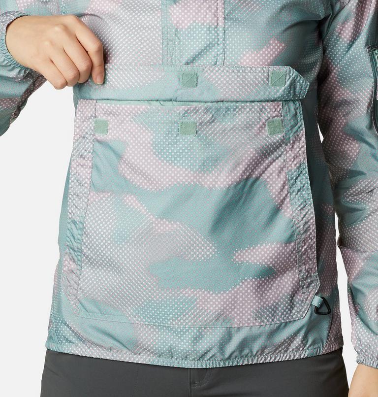 Challenger Windbreaker | 345 | L, Color: Aqua Tone Spotted Camo Print, image 6